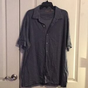 Men’s short sleeve casual button down shirt size XXL